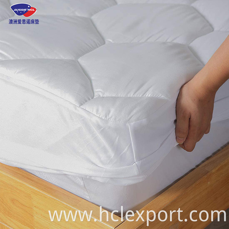 factory price wholesale bed cover mattress pad quilted fitted sheet anti-dust anti mite waterproof mattress cover protector